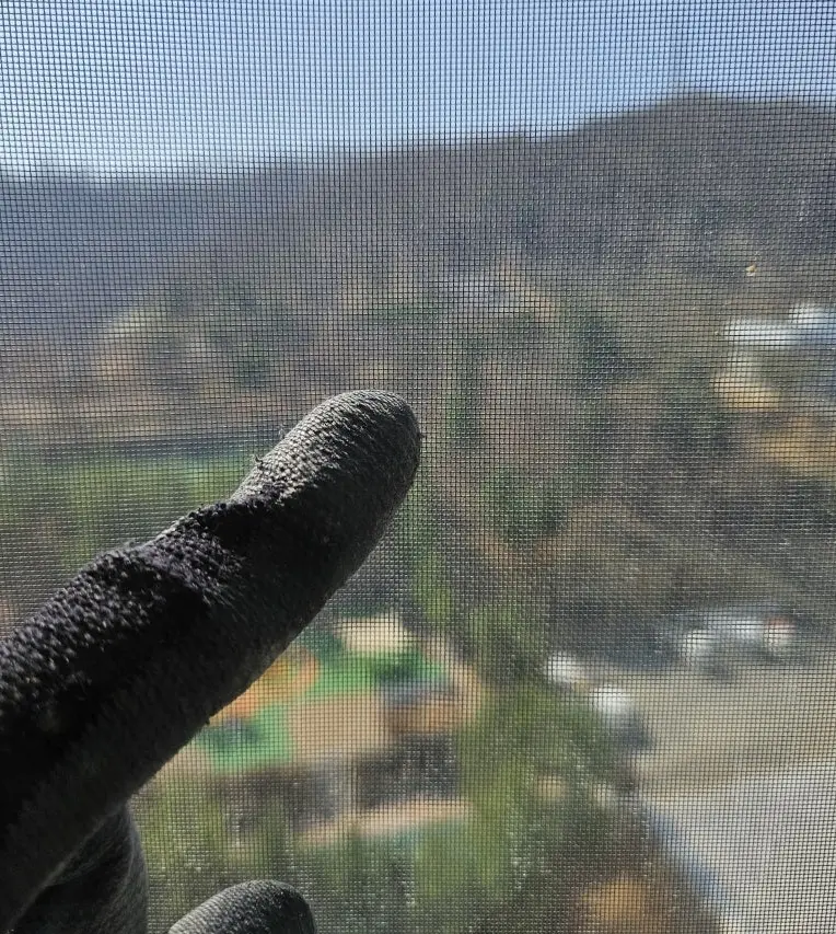 기존방충망 상태